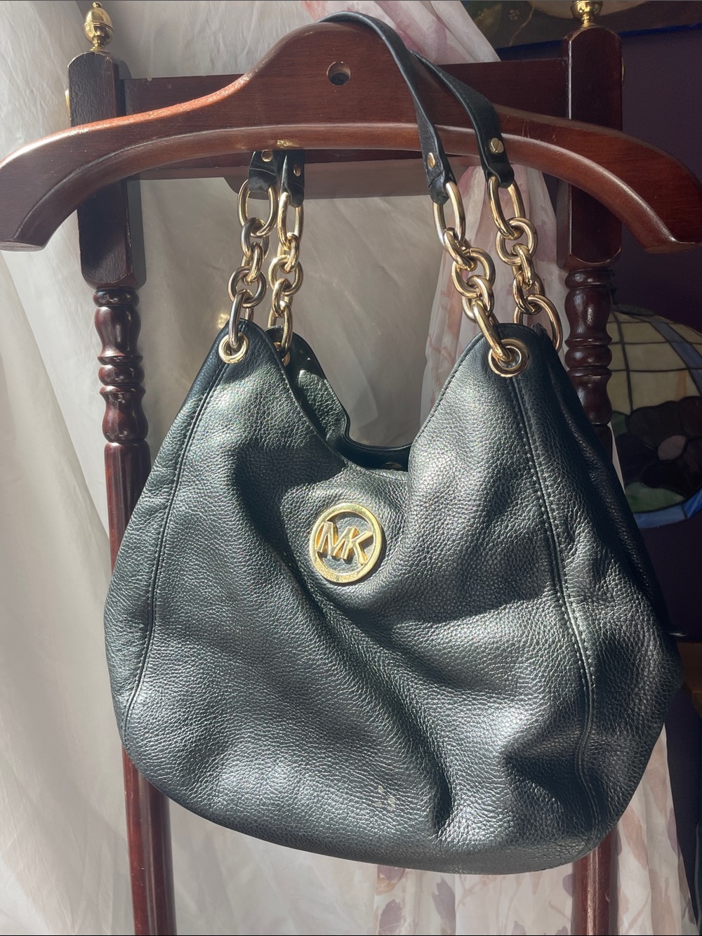 VTG M KORS CHAIN STRAP HOBO - Picture 3 of 8